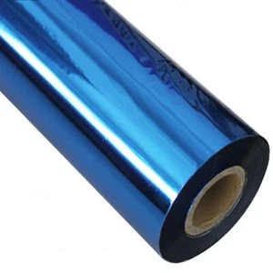 Blue Color PVC Hot Foil Stamping Paper 0.7x131yd Per Roll for Stamping&Embossing - Picture 1 of 3