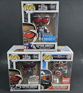 Funko Pop MCU Captain America Sam Wilson Lot 3 - Bild 1 von 2