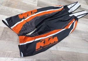 KTM Bike Industries Cycling Bib Shorts Pella Made in Italy Black/Orange. - Picture 1 of 7
