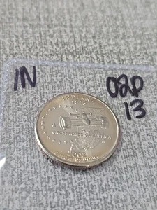 2002 D Washington Quarter State Indiana IN Stempelglanz Angebot 13 - Bild 1 von 3
