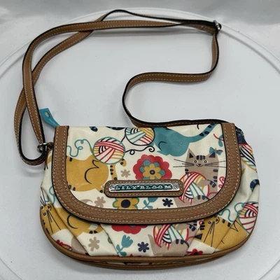 Bolso Bandolera Lily Bloom Estampado Amor Gatos Bolso de Mano Gato Bolso sin asas Pequeño de Viaje Foto 1 de 4