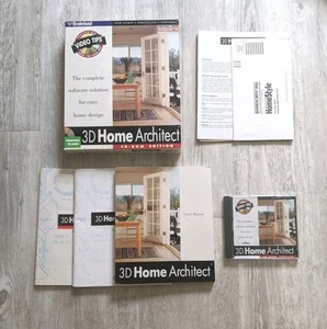 Broderbund 3D Home Architect CD-ROM Edition Windows 95 or 3.1 Big Box Complete - Picture 1 of 11