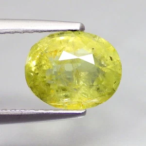 2.97 Cts TOP CLASS OVAL (8 x 7 mm) NATURAL UNHEATED GROSSULAR MALI GARNET GEMS - Picture 1 of 6