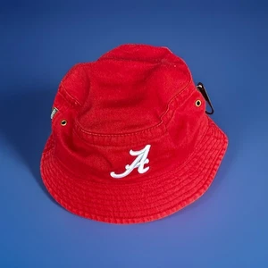 NEW Alabama Crimson Roll Tide Red Bucket Hat Cap by Legacy Size S/M - Picture 1 of 9