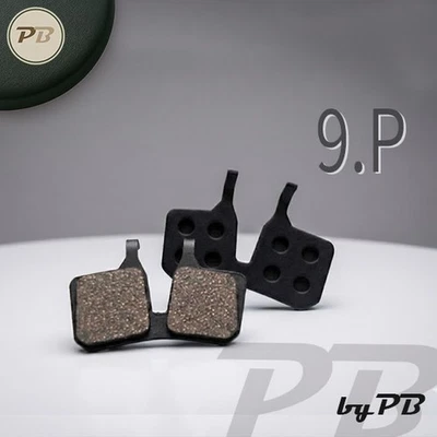PB Ersatz für Magura Bremsbelag, Type 9P / 9.P schwarze MT5 4-Kolben Bremsklötze