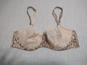 Victoria’s Secret Dream Angels BH Gr. 38 C Push Up ohne Polster Spitze Leopard - Bild 1 von 6