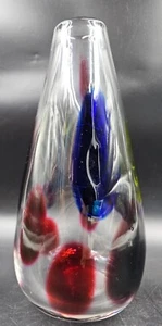 Jane Charles Art Glass Pebble Vase - Picture 1 of 9