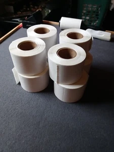 Name Tag Visitor Labels - 8 Rolls of 320.  (3.25" x 2.24") 1.75" core - Picture 1 of 5