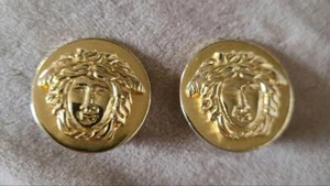 GIANNI VERSACE Medusa Earrings Without Box - Picture 1 of 3