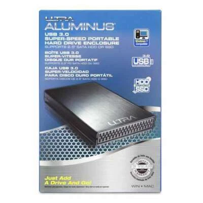 Ultra - U12-42063 - Aluminus USB 3.0 Super-Speed Portable Hard Drive Enclosure  - Image 1 of 4