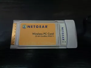 Netgear WG511 54 Mbps Wireless-G PC Card 2.4 GHz 802.11b - Picture 1 of 5