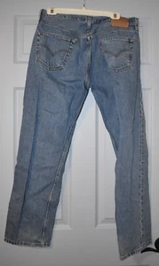 Levi's Strauss Jeans 501 Button Fly Denim W36 L30 - Picture 1 of 7