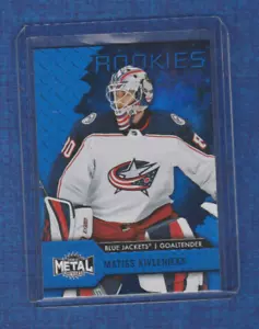 SkyBox NHL 2020-21 Metal Universe AZUL Rookie # 122 Matiss Kivlenieks - Imagen 1 de 2