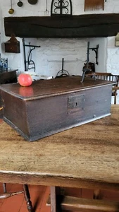 A Nice Honest 18th Century Early Bible Or Document Box - Picture 1 of 21