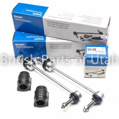 Land Rover LR3 LR4 Sway Bar LINK Bushing Front Anti Stabilizer Ball Joint DELPHI - Image 1 of 4