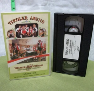 TIROLER ABEND Innsbruck VHS Alpenbuhne Hotel Sailer 1990s German folk Tyrolean - Picture 1 of 2