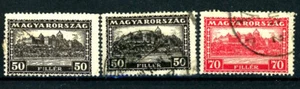 Hungría_1926 Mi.Nr. 425-426 Kgl. Burg - Imagen 1 de 1