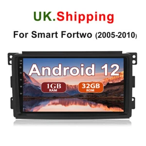 GPS Sat Nav Car Radio For Mercedes Benz Smart Fortwo 451 WIFI BT Android 12 32GB - Picture 1 of 11