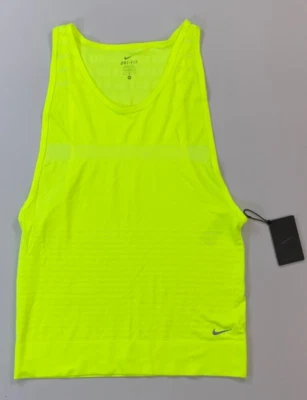 Camiseta sin mangas para mujer Nike 684672 Dri-Fit diseño rayas texturizadas M NUEVA Foto 1 de 4