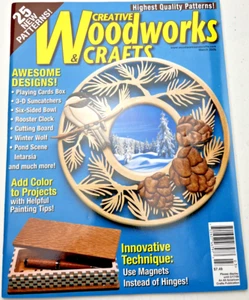 Scroll Saw Patterns Included! Creative Woodworks & Crafts Issue #138- 2009- NEW - Picture 1 of 1