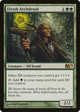 Elvish Archdruid Magic 2012 / M12 MINT Green Rare MAGIC GATHERING CARD ABUGames