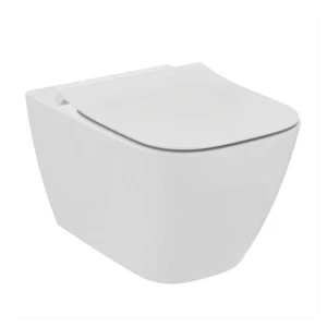 Ideal Standard I.Life S Rimless Wall Hung Toilet (inc Soft Close Slim Seat) - Picture 1 of 11