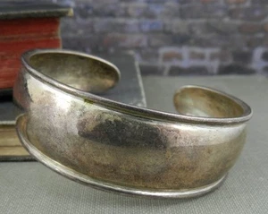 Brazalete de puño cónico ancho de ley 925 Silpada - Imagen 1 de 8