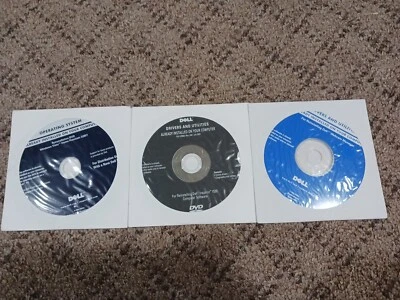 Dell Drivers and Utilities and Operating System Discs - Image 1 of 4