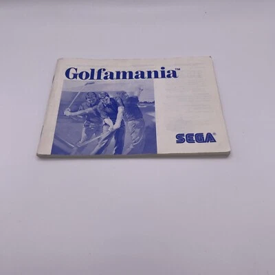 SEGA Master System Instruction Manual - GOLFAMANIA - Image 1 of 2