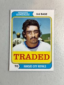 1974 Topps Traded Fernando Gonzalez #649T Nrmt combo shipping