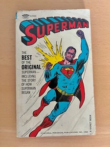 Libro de historietas vintage de Superman 1966 primera impresión de bolsillo - Imagen 1 de 4
