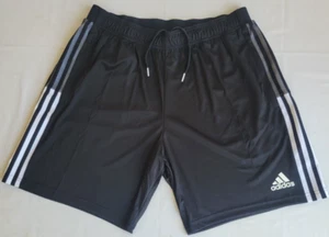 Mens Size Small Black White Adidas Tiro 21 Training Soccer Shorts GN2157 - Picture 1 of 4