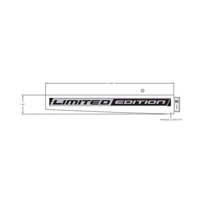 Polaris Taillight Decal, Limited Edition, Genuine OEM Part 7178919, Qty 1 - Image 1 of 2