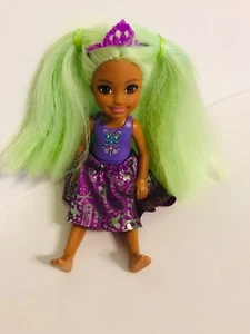 MUÑECA BARBIE LITTLE CHELSEA DREAMTOPIA SPRITE CON SU PELO VERDE MATTEL 2016 - Imagen 1 de 5
