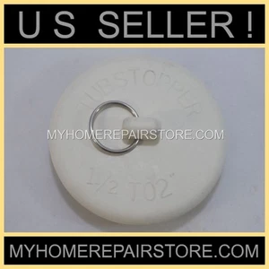 !? NEED TO SOAK ?! RUBBER BATH TUB DRAIN STOPPER ! FREE SHIPPING ! 1 1/2 -2 INCH - Picture 1 of 11