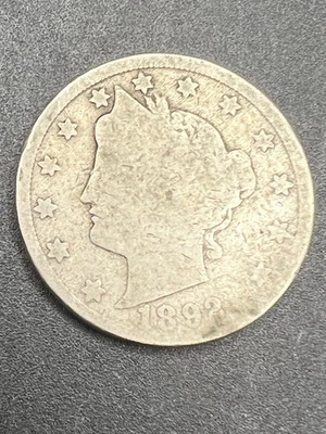 Liberty V Nickel-1892, full date - Image 1 of 3