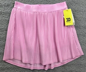 All in Motion Girl's Size Large (10-12) Pleated Woven Skort Pink - Picture 1 of 6