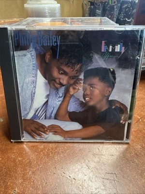 Use Excellent CD Of Philip Bailey Family Affair 1989 Epic Division Sony Music Foto 1 de 4