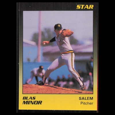 Blas Minor #14 1989 Star Minor League Salem Buccaneers Baseball Card MLB NM - Image 1 of 3