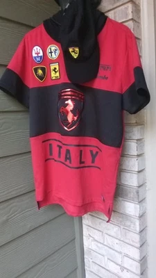 FERRARI MOTORSPORTS ITALIA HOODIE,AND FERRARI HAT - Image 1 of 4