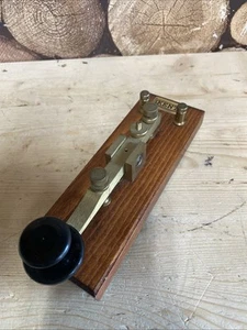 Kent Brass Vintage Morse Code Key - - Zdjęcie 1 z 10