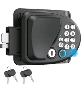 Smart RV Keyless Entry Door Lock With Fingerprint Sensor, Code, Fob, And Keys - Picture 1 of 7