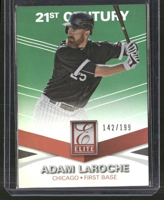 2015 Panini Elite #147 Adam LaRoche 21st Century Green #/199 - Image 1 of 2