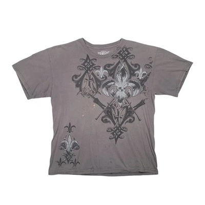 Streetwear Vintage Y2K MMA Elite AOP Gótico Grunge Camiseta Envejecida Grande  Foto 1 de 4