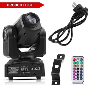 120W LED Moving Head Party Light WLED 8Gobo Beam Stage DJ Show DMX Spot Lighting - Picture 1 of 7