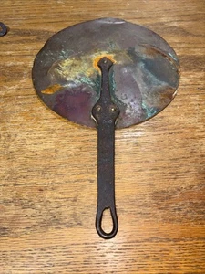 Antique Handmade Copper Kitchen Peel Or Homemade Pot Cover - Picture 1 of 6