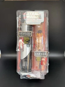 Star Wars Episode 1 JAR JAR BINKS Collector Watch & Lightsaber Display Case 1999 - Picture 1 of 17