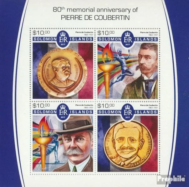 Salomoninseln 4817-4820 Sheetlet (complete issue) unmounted mint / never hinged  - Image 1 of 1