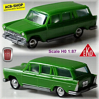 Fiat 1800 Familiar Kombi 1959-68 Verde Green 1:87 EKO 2035 - Imagen 1 de 4