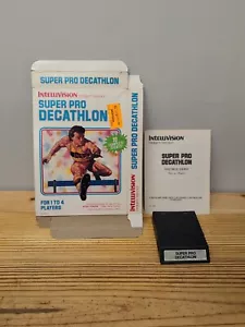 Super Pro Decathlon - Intellivision - Complete Includes Box, Manual & Cartridge - Picture 1 of 23
